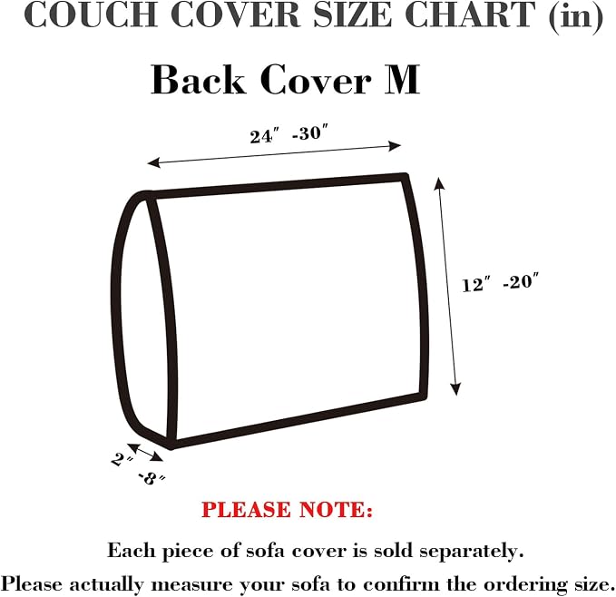 Sofa Covers Couch Covers for Sofa Pet Friendly Couch Cushion Covers Universal - Image 2