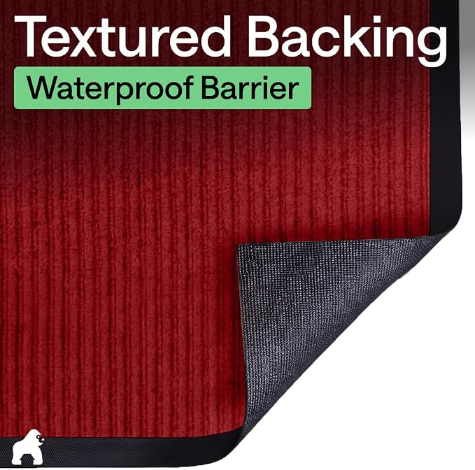 GORILLA GRIP Waterproof Traffic Guard Door Mat, Indoor Outdoor Heavy Duty - Image 6