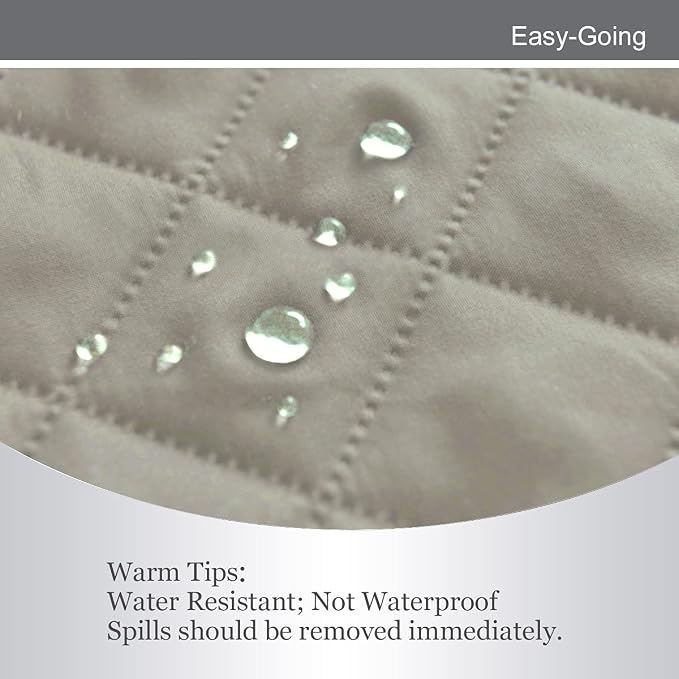 Easy-Going Reversible Couch Cover, Large Futon Sofa, Water Resistant Furniture - Image 4