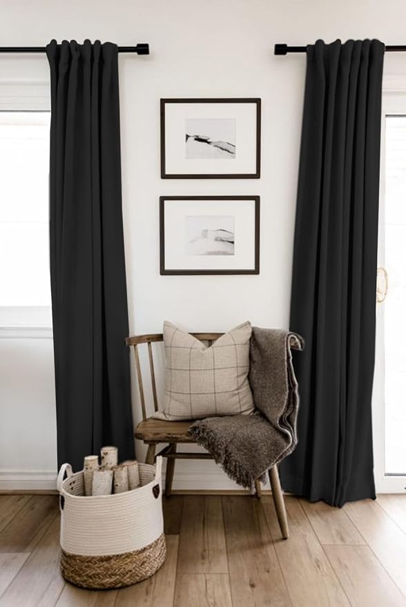Linen Textured Total Blackout Curtains - Image 6