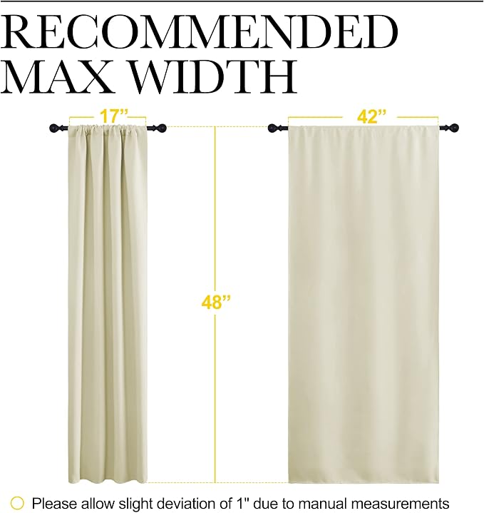 NICETOWN Blackout Curtains for Bedroom, Home Decorations Thermal Insulated - Image 6