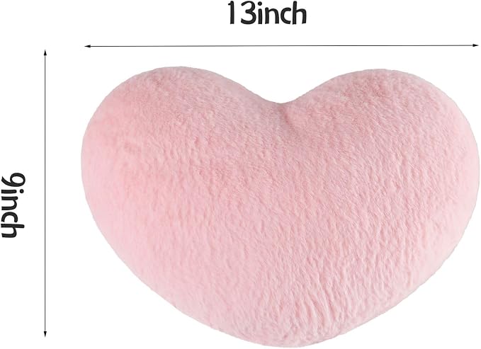2PCS Throw Pillows Cute Room Decor Heart Pillow Home Decor Decorative Couch - Image 6