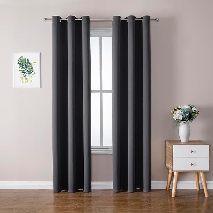 ChrisDowa Blackout Curtains for Bedroom and Living Room 72 Inches Long | 2 by ChrisDowa