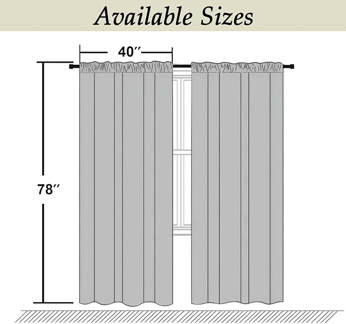 Simplebrand Ava Taupe Blackout Curtains - Image 9