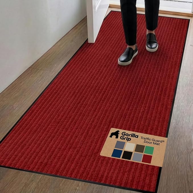 GORILLA GRIP Waterproof Traffic Guard Door Mat, Indoor Outdoor Heavy Duty by Unknown