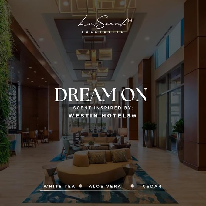 Dream ON Aroma Diffuser Oil 500ML - Waterless Essential Oil for diffusers - Luxury Hotel Fragrance - Oils for Aromatherapy - Fits in Any Diffuser (500ML, Dream ON)