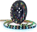 BTF-LIGHTING WS2812B RGB ECO LED Strip, Chasing Effects 5050SMD Individually Addressable 16.4FT 30Pixels/m 150Pixels Flexible Dream Color IP65 for Bedroom DIY Projects DC5V(No Adapter or Controller)