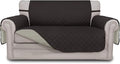 Easy-Going Reversible Couch Cover, 2 Cushion Sofa, Chocolate/Beige | Loveseat by Easy-Going