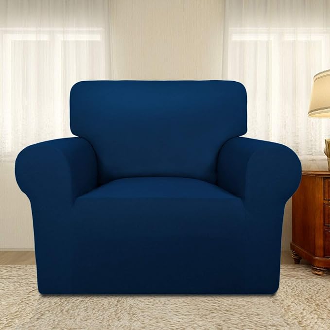 PureFit Super Stretch Chair Covers Fleece Couch Covers - Image 2