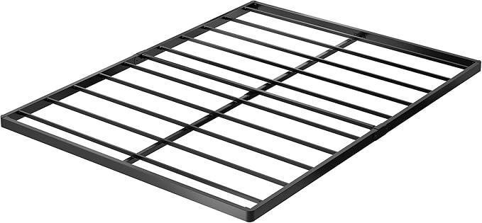 King Box Spring Bed Base 2 Inch, Low Profile Metal Box Spring King Bunkie Board 2 Inch, 3000 Lbs Max Weight Capacity Mattress Foundation, Noise-Free, Easy Assembly