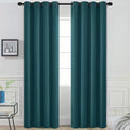 Yakamok Room Darkening Curtains 52x96 inch Length Dark Teal-Living Room | 2 by Yakamok