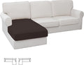 Easy-Going Stretch 1 Piece Chaise Lounge Cushion Slipcover | Sectional Couch by Easy-Going
