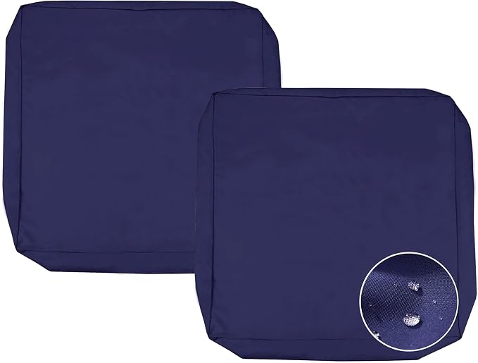 Sqodok Outdoor Cushion Covers 25x25 inch, Wicker Chair by Sqodok