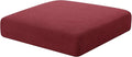 Hokway Couch Cushion Covers Christmas Wine Red Stretch Cushion Covers Sofa Seat by Hokway