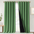 NICETOWN Full Shading Curtains for Windows, Forest Green, 70 inches W x 95 by NICETOWN