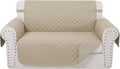 Reversible Loveseat Couch Sofa Covers, Sand/Beige | Loveseat Covers by LuxshareHome