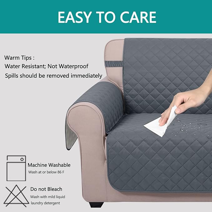 U-NICE HOME Loveseat Sofa Cover - Image 5