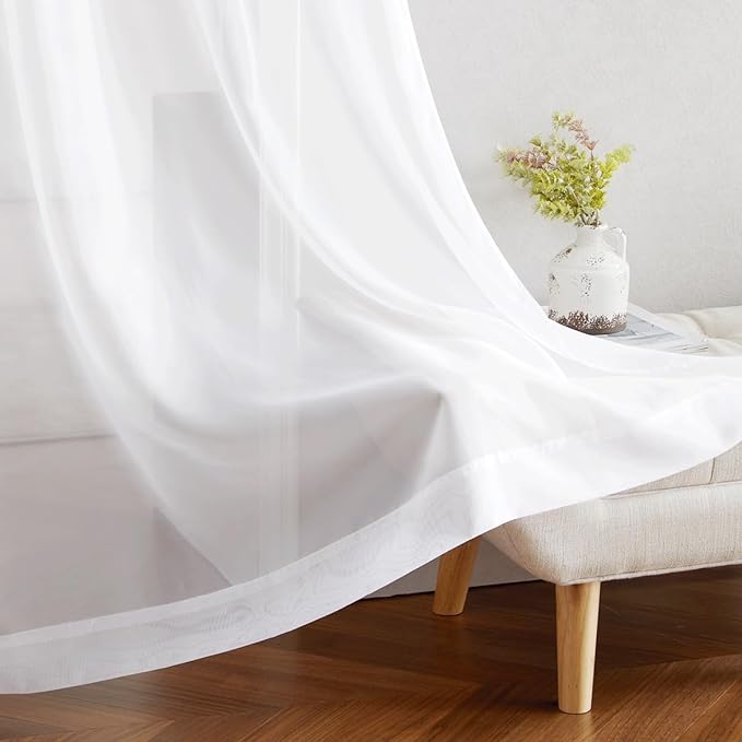 NICETOWN Grommet Top Sheer Curtains - Image 6