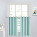 Yakamok Aqua Room Darkening Window Curtains 52x36 Inch by Yakamok
