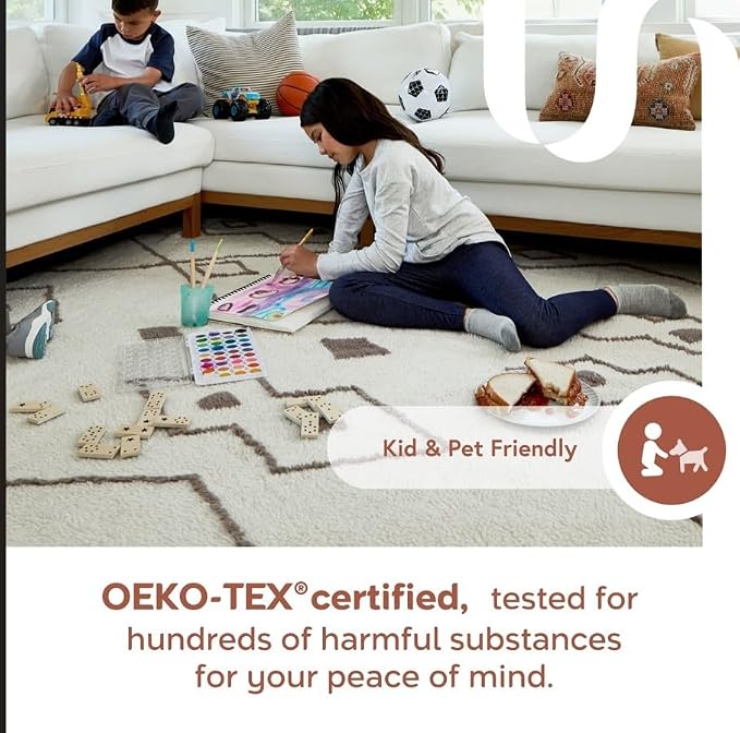 nuLOOM Jeni Off White Checkered Washable Runner Rug, Off White - Image 6