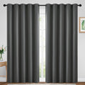 Yakamok Room Darkening Curtains 70x84 inch Length Dark Grey-Living Room | 2 by Yakamok