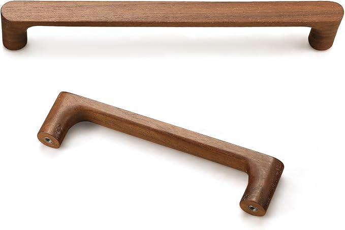 Walnut Round 5 in 8 pcs Wooden Drawer Pulls Handle pulls for cabinets Kitchen Cabinet Drawer pulls Cabinet Door