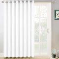 Yakamok Pure White Room Darkening Curtains 84 inch Sliding Door Drapes | 1 by Yakamok
