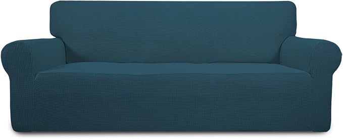 Easy-Going Stretch Oversized Sofa Couch Slipcover Washable Deep Teal | 1-Piece by Easy-Going