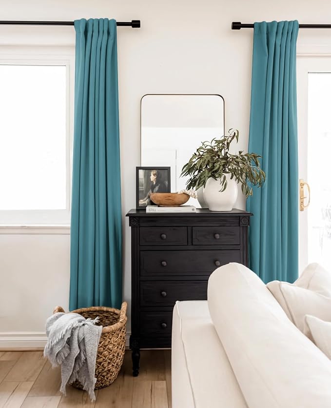 INOVADAY 100% Blackout Linen Curtains - Image 4