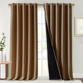 NICETOWN Total Shade Curtains and Draperies, Package of 2, 62 inches Wide x 95 by NICETOWN