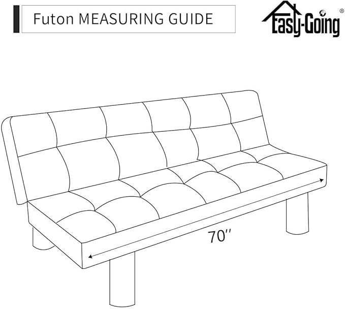 Easy-Going Reversible Couch Cover, Large Futon Sofa, Water Resistant Furniture - Image 9