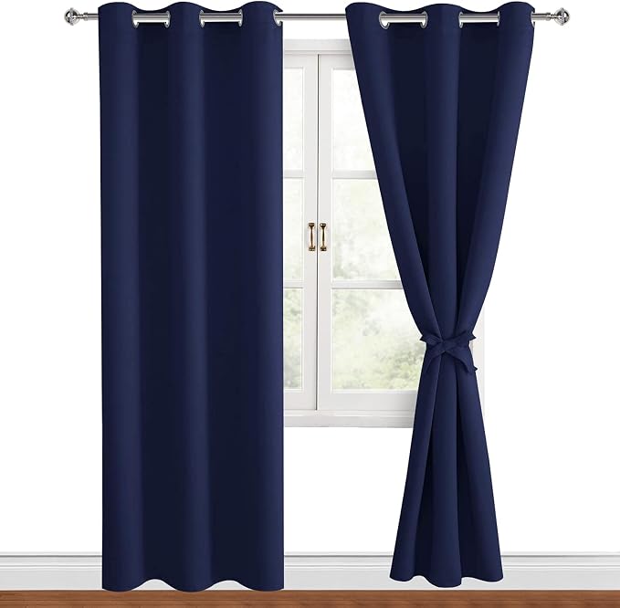 Blackout Curtains for Bedroom, 38 x 84 Inch, 2 Panels | Thermal Insulated & - Image 8