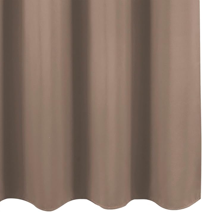 Blackout Curtains 52 x 90 Inch Long Cappuccino Curtains Set of 2 Panels Room - Image 8