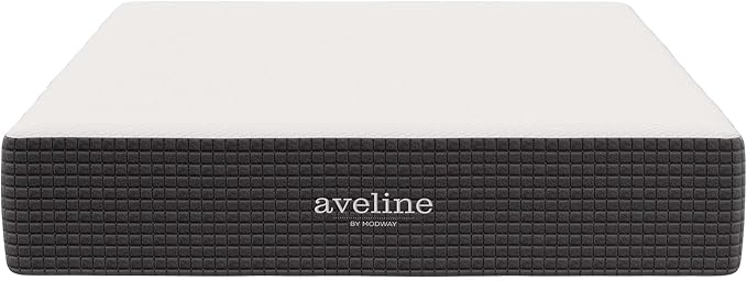 Modway Aveline 12” Gel Infused Memory Mattress with CertiPUR-US Certified Foam Queen Mattress