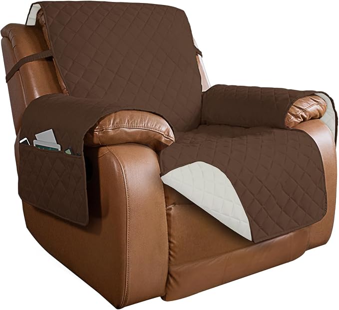 PureFit Reversible Recliner Chair Covers Couch Covers by PureFit