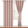 Blackout Curtains for Bedroom, 60 x 84 Inches Long, 2 Panels | Thermal Insulated by Hiasan
