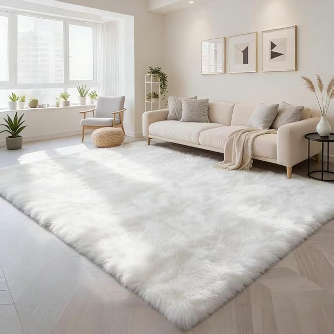 10x14 Area Rug Fluffy Shaggy by Unknown