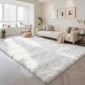 8x10 Area Rug Fluffy Shaggy Ultra Soft Faux Fur Non-Slip Machine Washable Carpet by Unknown