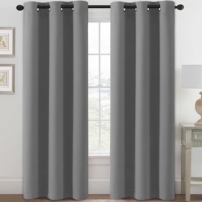 H.VERSAILTEX Blackout Curtains for Bedroom Thermal Insulated Room Darkening by HVERSAILTEX