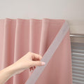 Self Adhesive Blackout Curtains- Stick on Curtains Shades Window Blinds by Sovtfides