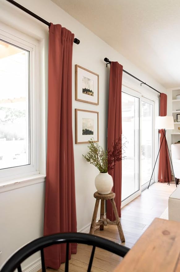 Faux Linen Total Blackout Curtains - Image 5