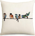 RABUSOFA 18x18 Outdoor Birds Pillow Decorative Throw Pillows, Small Throw by RABUSOFA