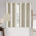 MIULEE 100% Blackout Linen Curtains by MIULEE