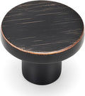 Ravinte 15 Pack Cabinet Knobs Oil Rubbed Bronze Kitchen Cabinet Knobs Round Dresser Drawer Pulls Closet Door Pulls 1-1/5 Inch