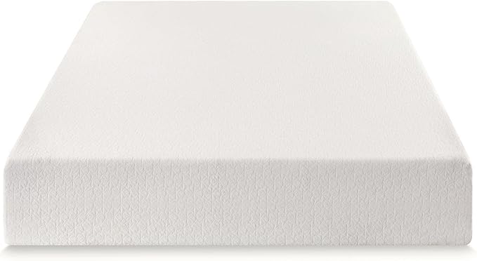 Best Price Mattress 12 inch Twin Mattress Bed-In-A-Box, Green Tea Memory Foam, White