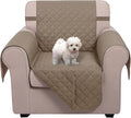 U-NICE HOME Reversible Oversized 28''Chair Covers, Taupe/Taupe | Armchair Cover by U-NICEHOME