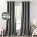 MIULEE 100% Blackout Linen Curtains by MIULEE