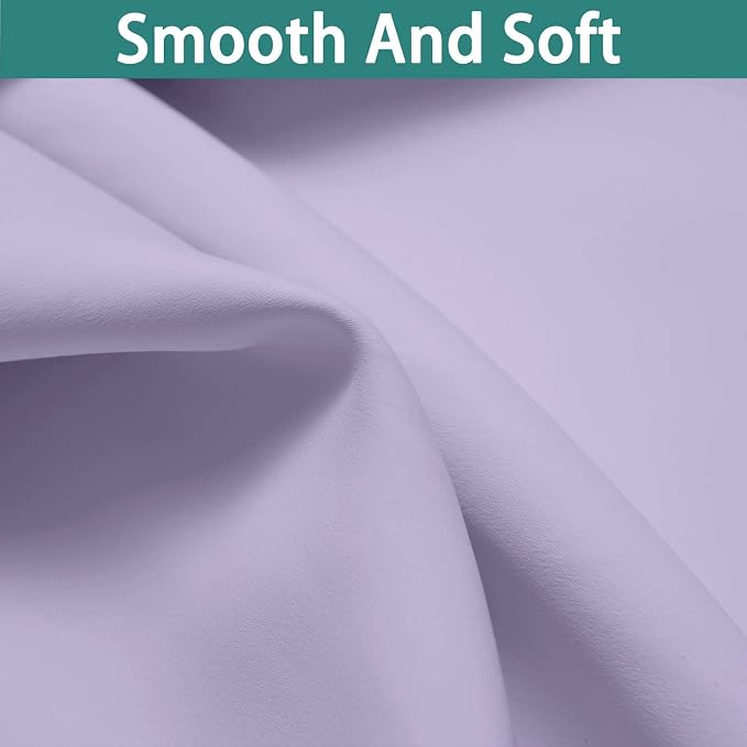 Yakamok Lilac 100% Blackout Curtains 84 Inches Long - Image 7