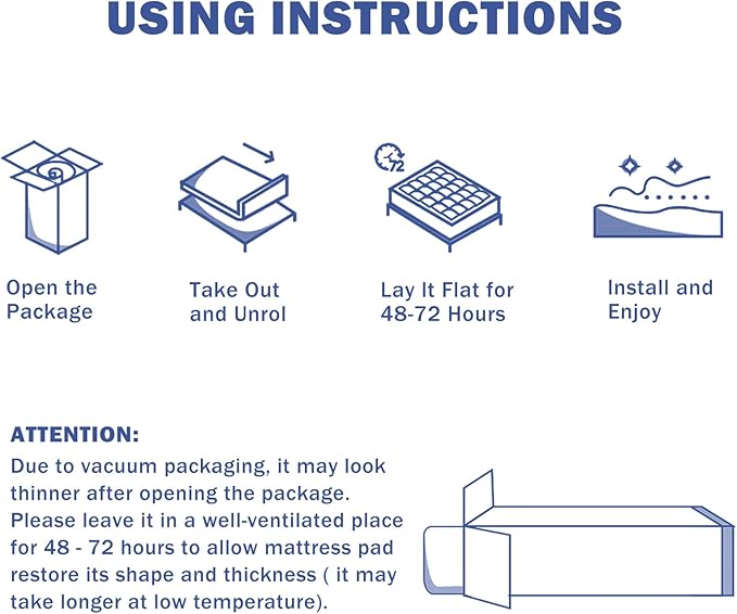 OLANLY Queen Quilted Fitted Mattress Pad – Soft Pillow Top Mattress Topper, Down Alternative Fill, Cooling Comfort Breathable Mattress Cover, Machine Washable Deep Pocket Mattress Protector, Beige