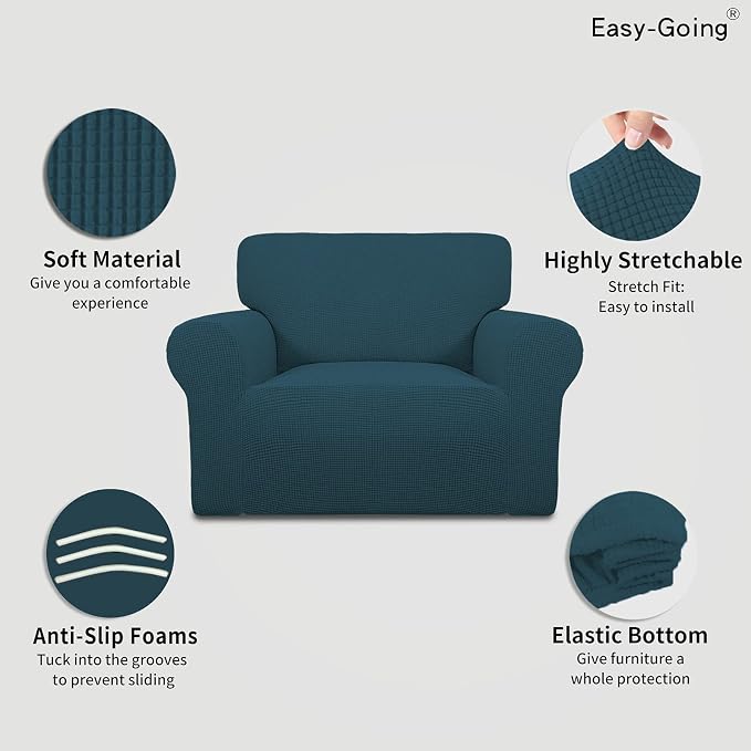 Easy-Going Stretch Oversized Chair Slipcover - Image 3
